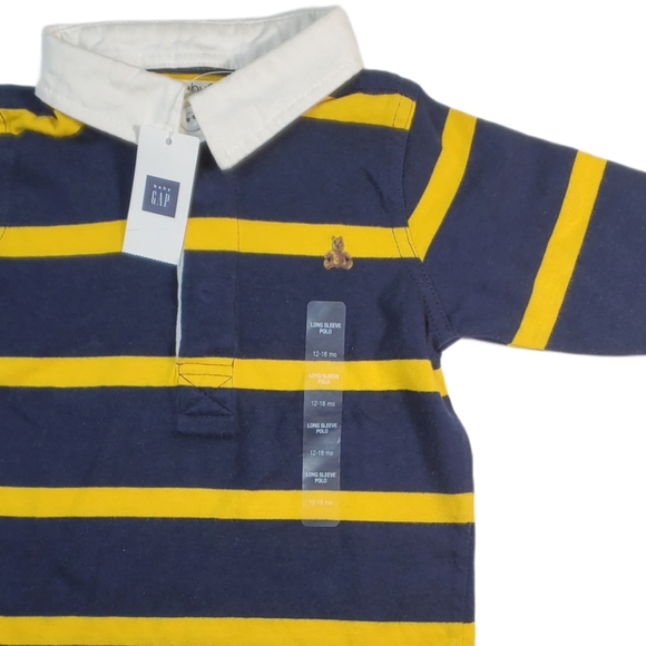 NWT Baby Gap Striped Polo - Picture 2 of 2